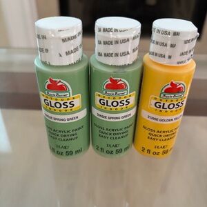 New Gloss Acrylic Apple Barrel Paint